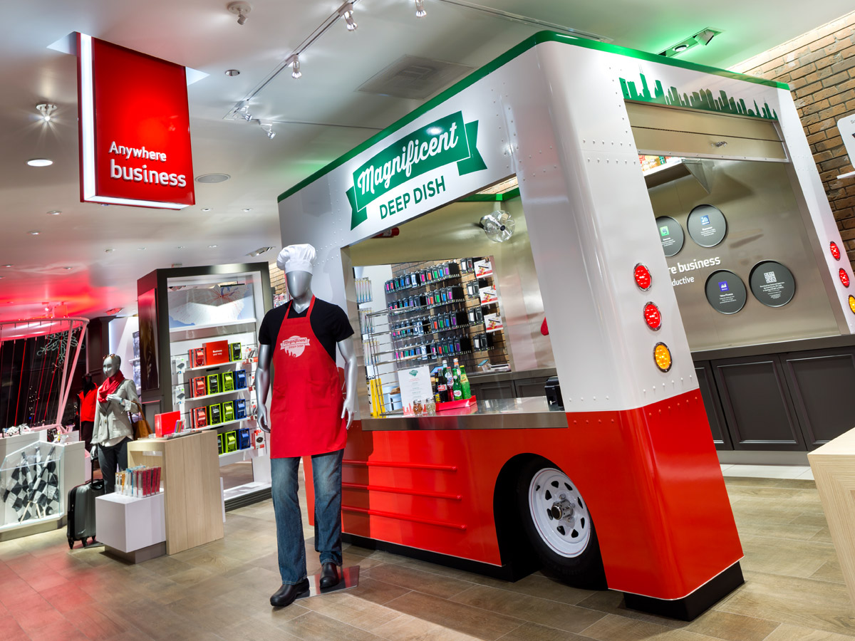 Verizon Destination Store Chicago - designed by Chute Gerdeman