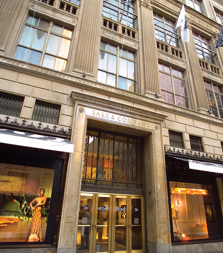 Saks Fifth Avenue - exterior shot