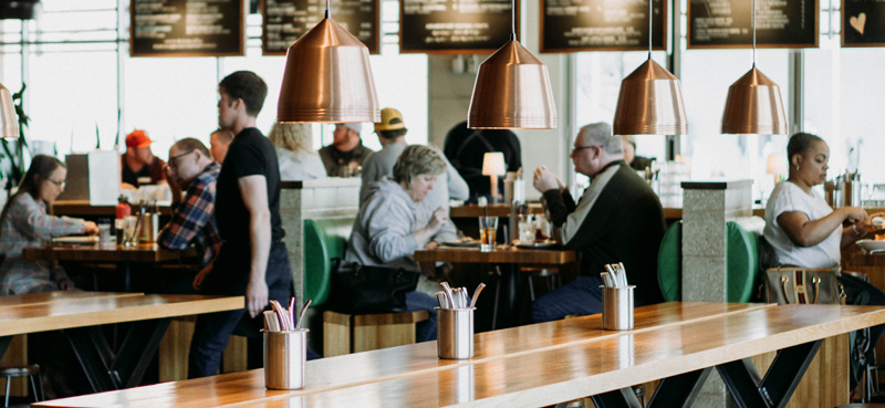 restaurant dining area