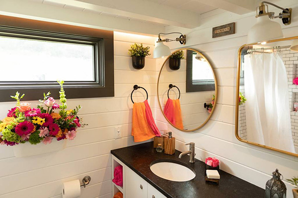 Dunkin Tiny Home Bathroom