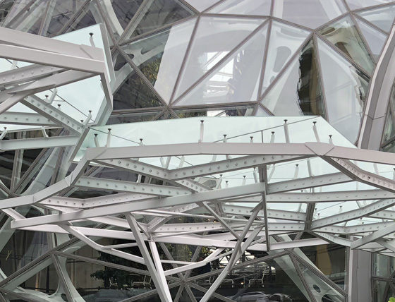 Amazon Spheres Exterior