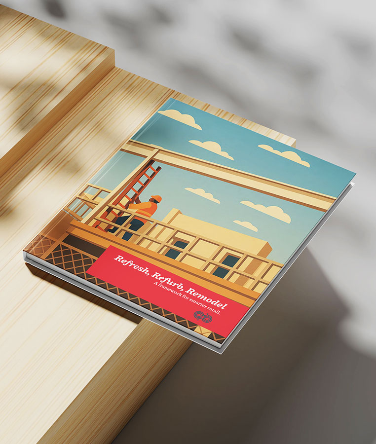 graphic mockup of the Refresh, Refurb, Remodel guide from Chute Gerdeman